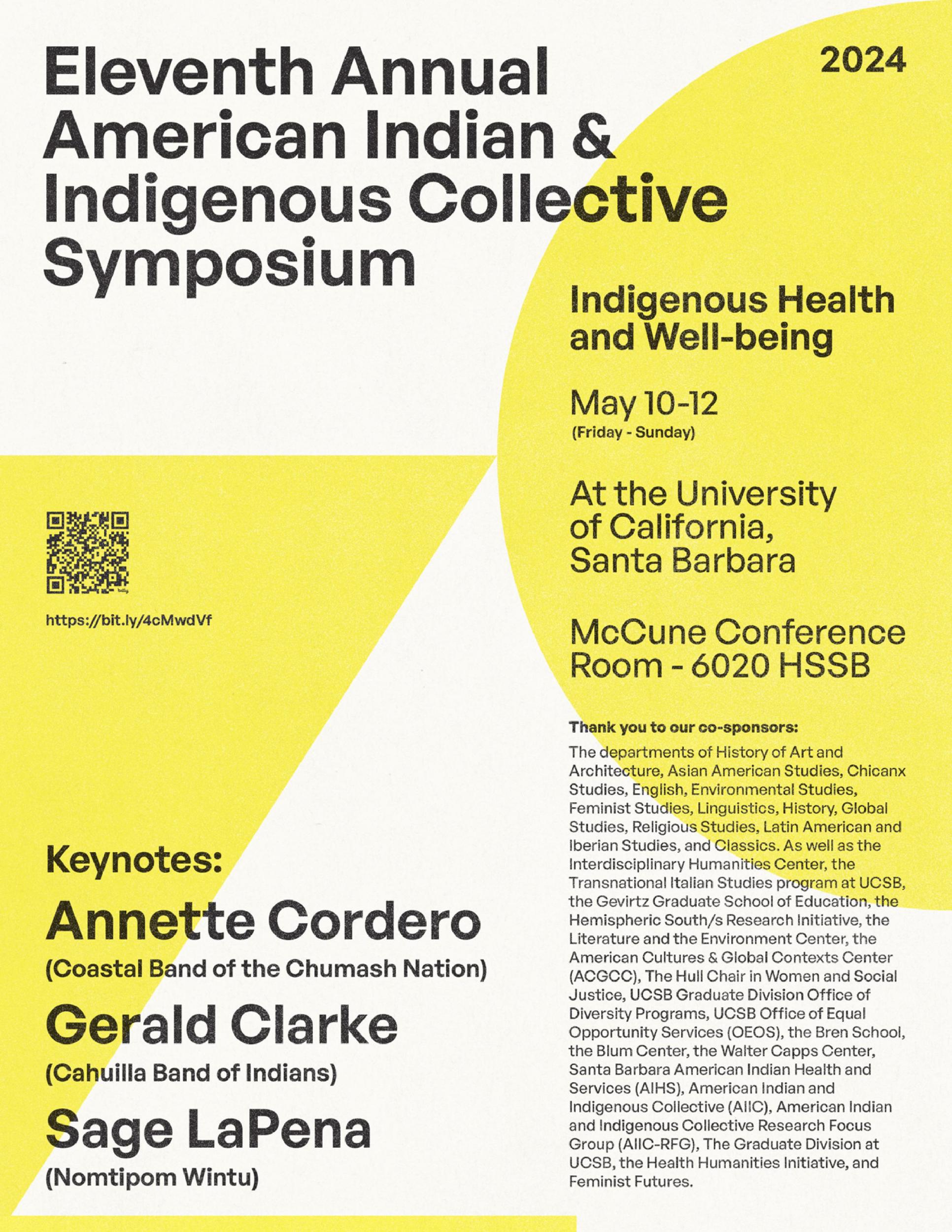 Indigenous Health and Well-being: 11th Annual American Indian and Indigenous Collective (AIIC) Symposium Event Image