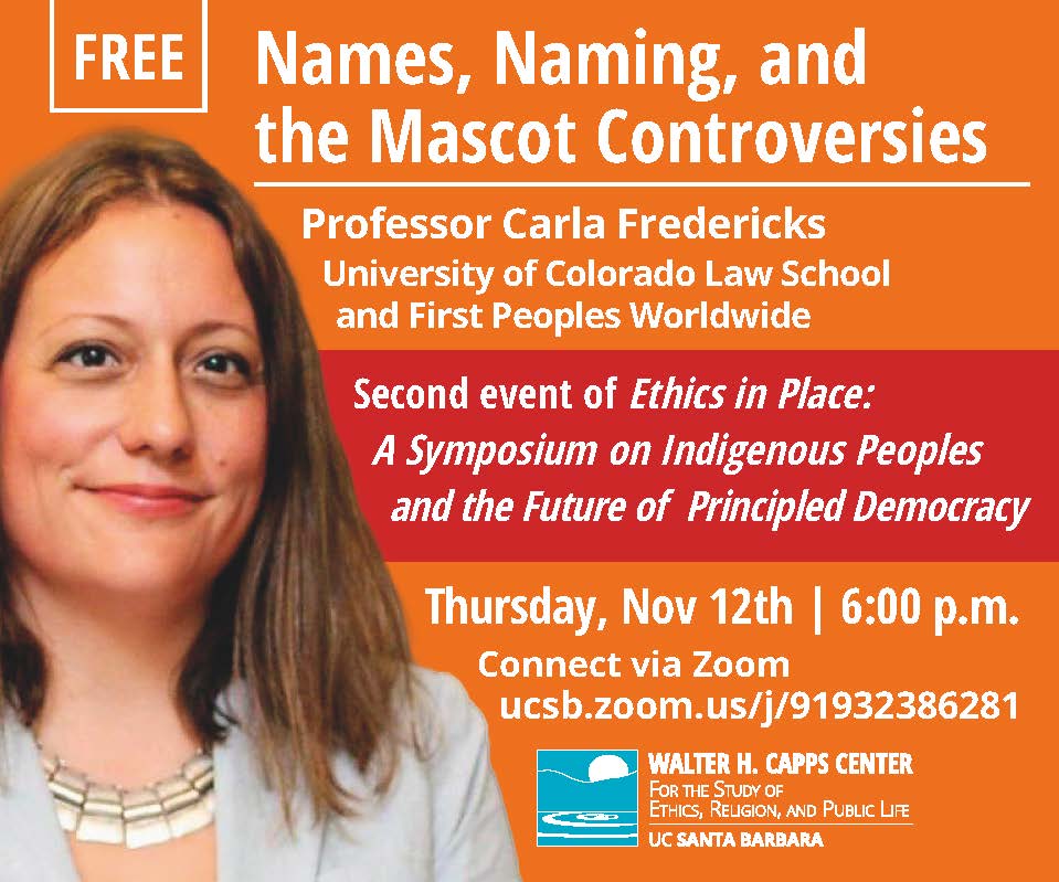 Names, Naming, and the Mascot Controversies, with Carla Fredericks Event Image