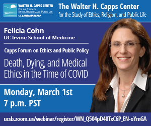 Death, Dying, and Medical Ethics in the Time of COVID, with Felicia Cohn Event Image