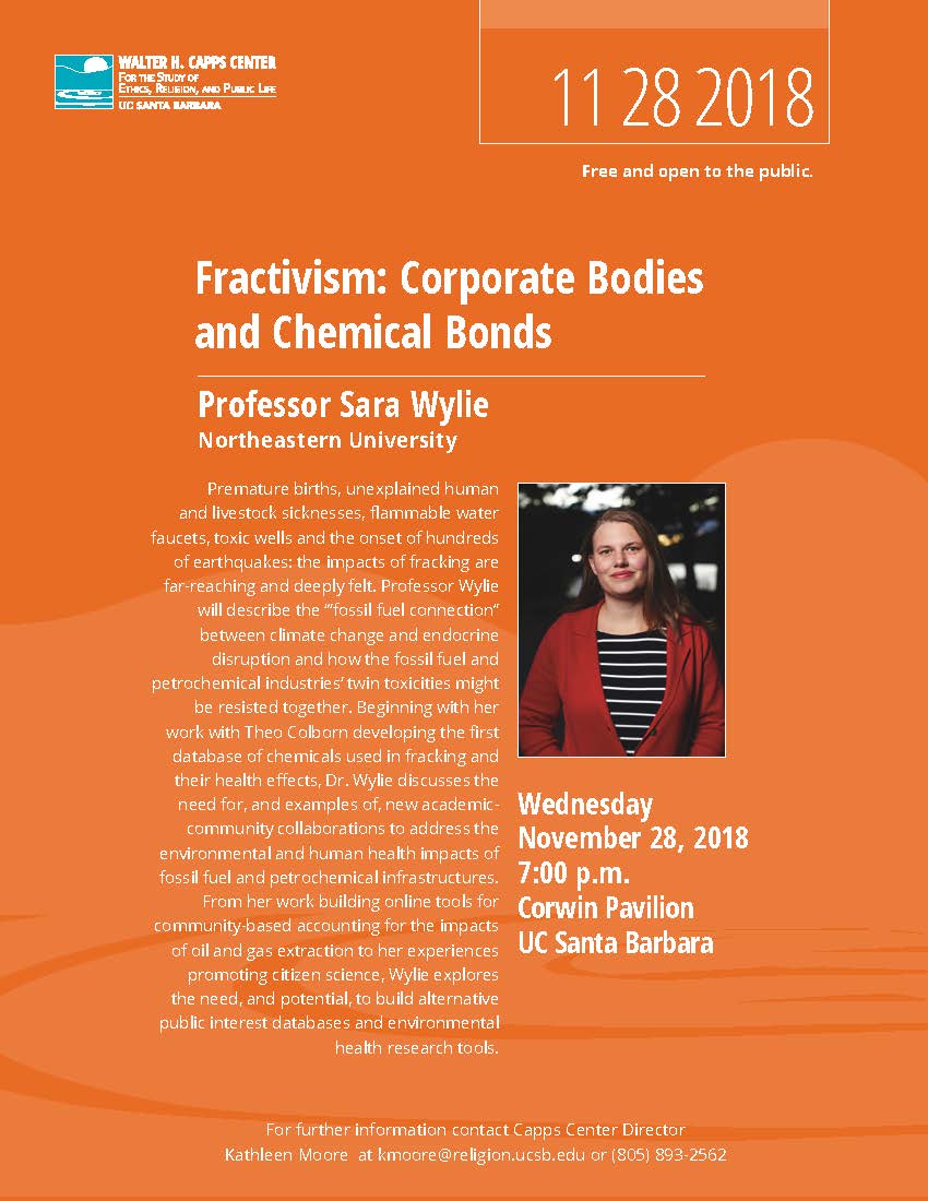 Fractivism: Corporate Bodies and Chemical Bonds with Sara Wylie Event Image