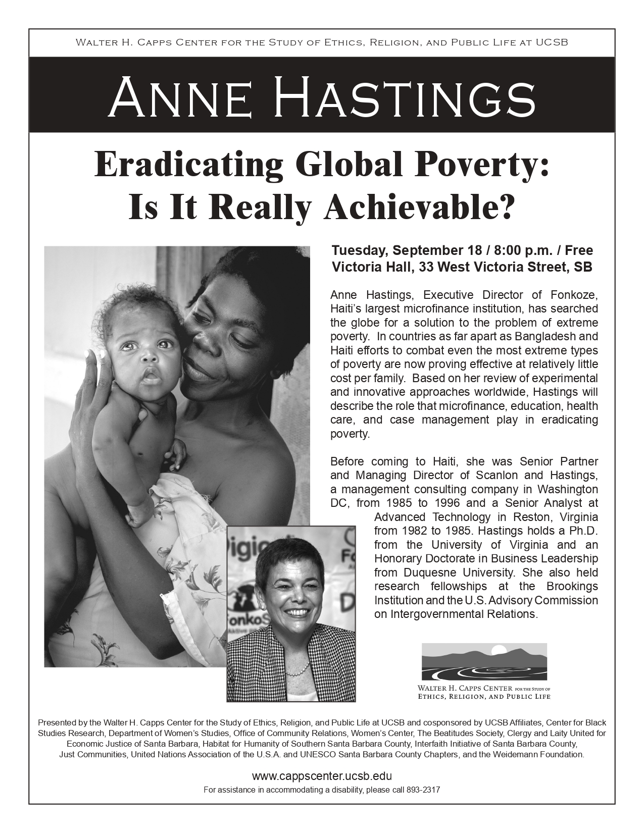 Eradicating Global Poverty: Is It Really Achievable? Event Image