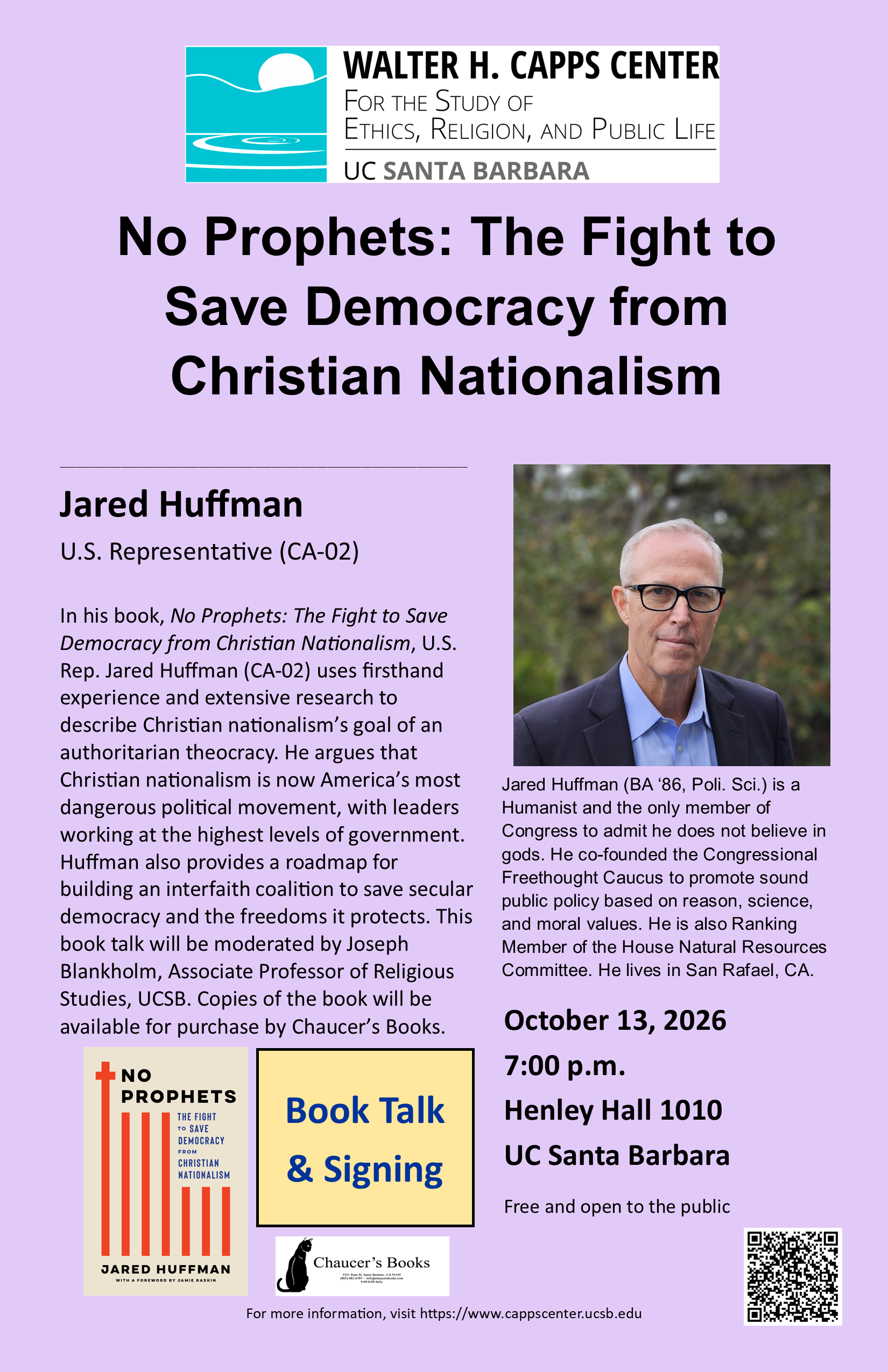 jared huffman flier