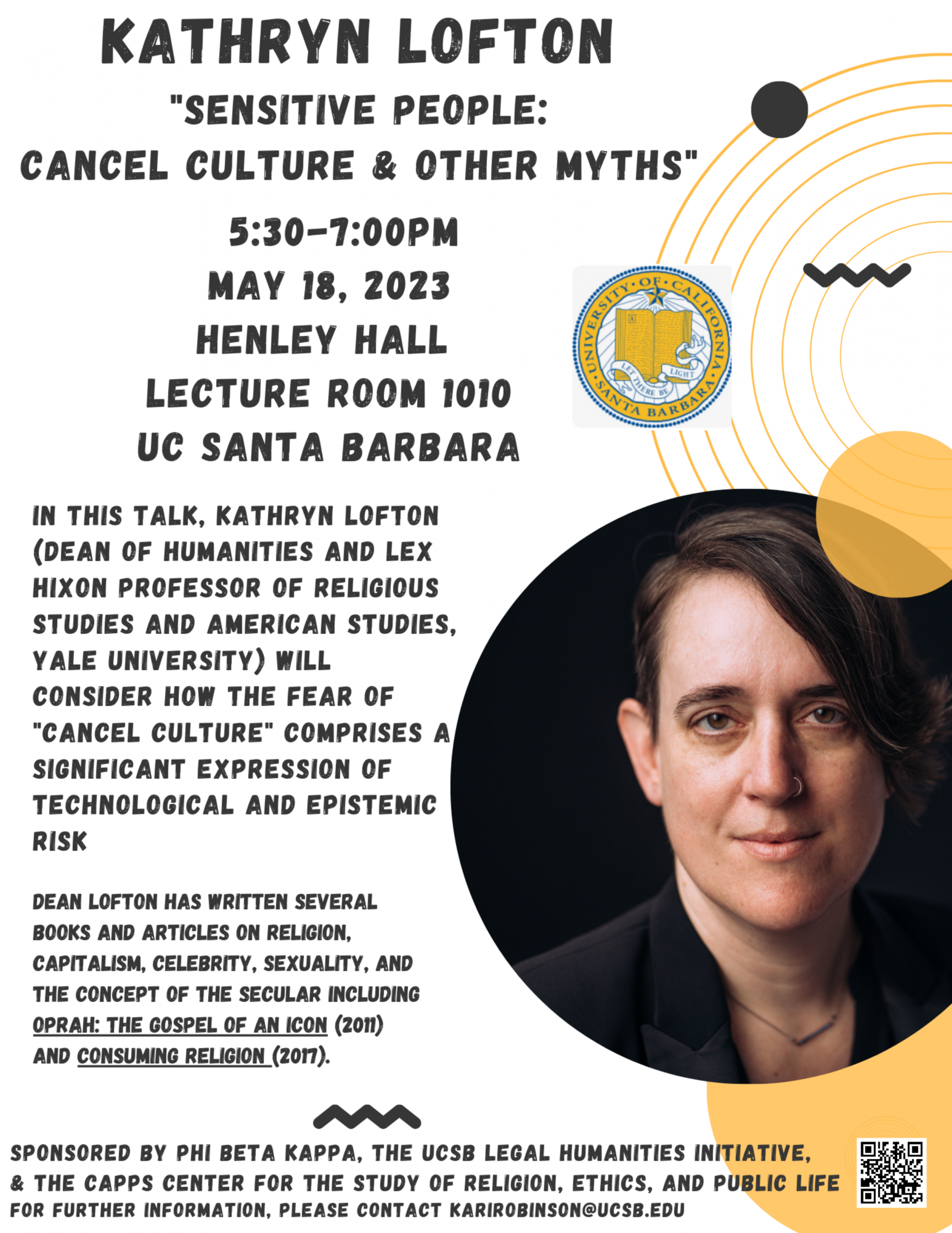 Sensitive People: Cancel Culture & Other Myths Event Image