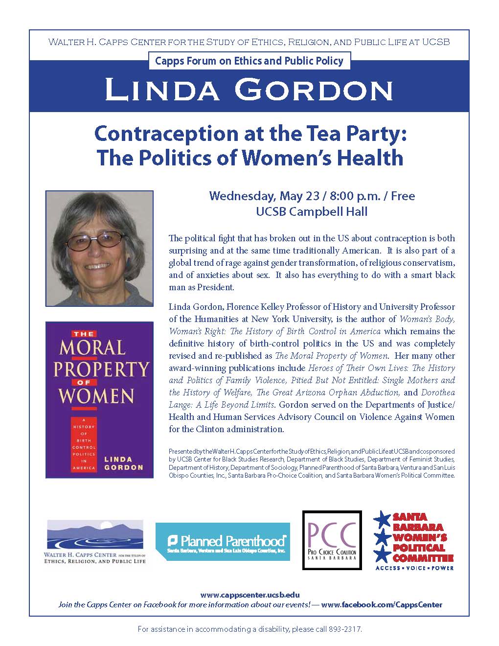 Contraception at the Tea Party: The Politics of Women’s Health Event Image