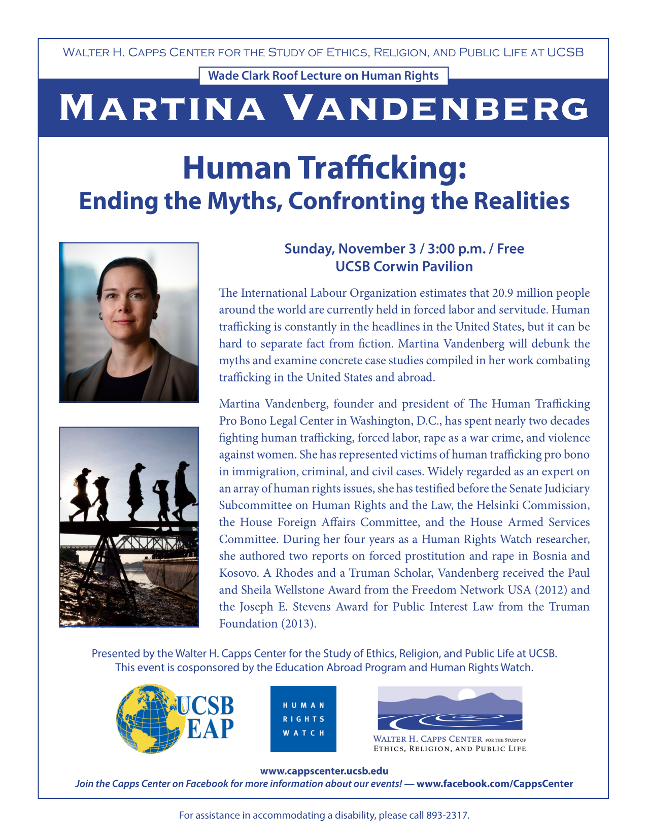 Human Trafficking: Ending the Myths, Confronting the Realities Event Image