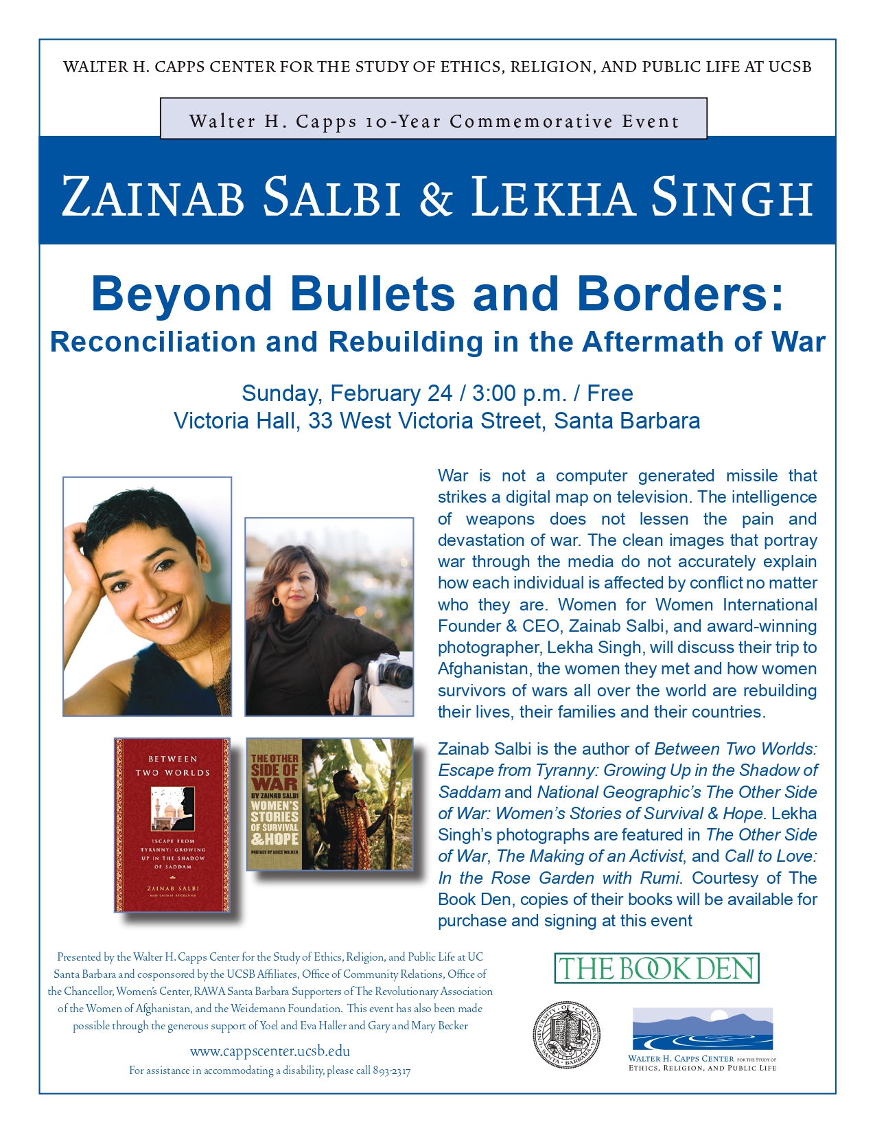 Beyond Bullets and Borders: Reconciliation and Rebuilding in the Aftermath of War Event Image