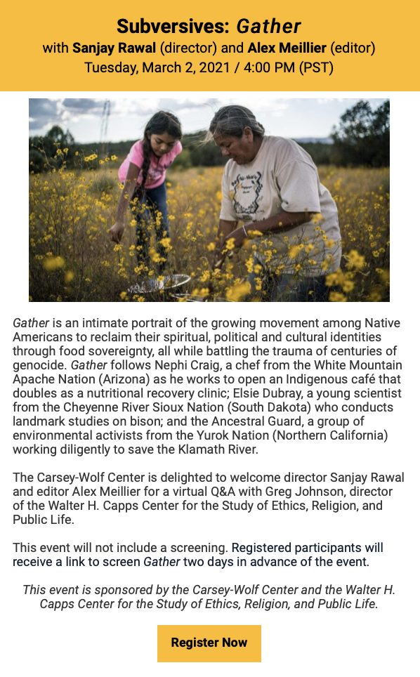 Subversives: Gather, with Sanjay Rawal and Alex Meillier Event Image