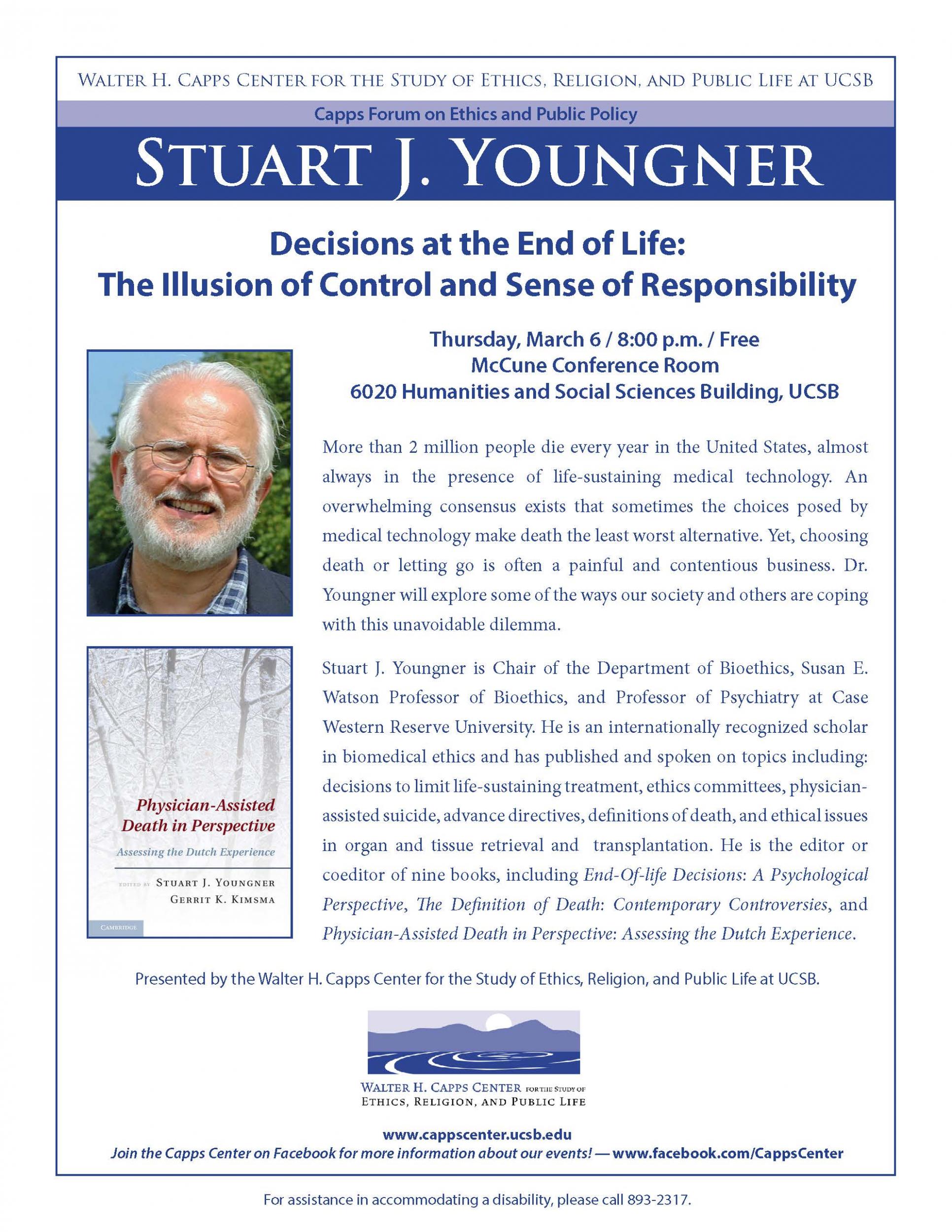 Decisions at the End of Life: The Illusion of Control and the Sense of Responsibility Event Image
