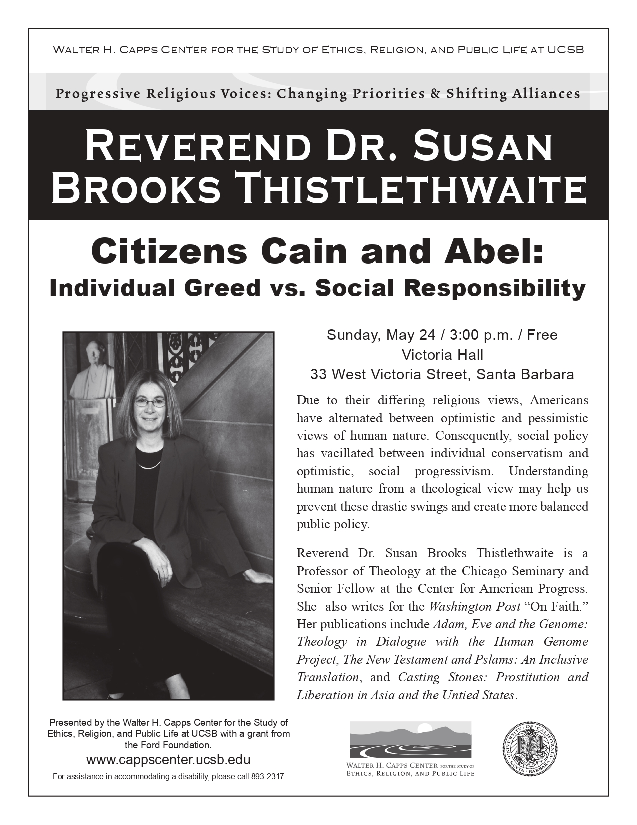 Citizens Cain and Abel: Theological Anthropology and Progressive Religion Event Image