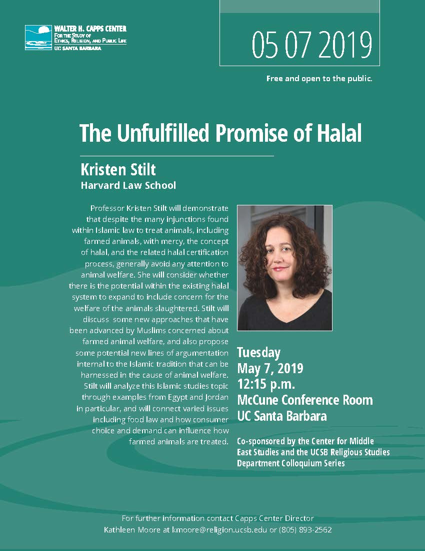 The Unfulfilled Promise of Halal, with Kristen Stilt Event Image