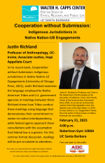 poster for justin richland event